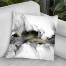 Golden Precipice I Throw Pillow By World Art Group
