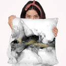 Golden Precipice I Throw Pillow By World Art Group