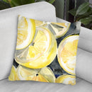 Lemon Slices I Throw Pillow By World Art Group