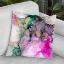 Magenta Expression I Throw Pillow By World Art Group