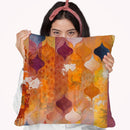 Warm Ambition I Throw Pillow By World Art Group