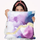 Ice Crystals Iii Throw Pillow By World Art Group