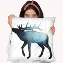 Animal Silhouettes Vi Throw Pillow By World Art Group
