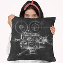 Camera Blueprints Ii Throw Pillow By World Art Group