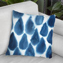 Indigo Bleed Iii Throw Pillow By World Art Group
