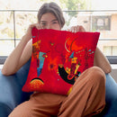 Improvisation Gorge Throw Pillow By Wassily Kadinsky