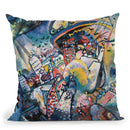 In Grey Throw Pillow By Wassily Kadinsky