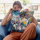 In Grey Throw Pillow By Wassily Kadinsky