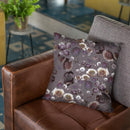 Bloom - Gray Throw Pillow By Yantart Designs