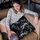 Bloom - Dark Throw Pillow By Yantart Designs