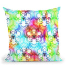 Hexagon Pattern Serie Ii Throw Pillow By Yantart Designs