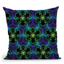 Hexagon Pattern Serie X Throw Pillow By Yantart Designs