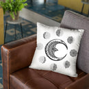 Crescent Moon Throw Pillow By Yantart Designs