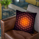 Flower Of Life Pattern - Blaze Throw Pillow By Yantart Designs