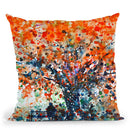 Under Theade Of Flamboyants Zaira Dzhauabaeva Throw Pillow By Z Art Gallery