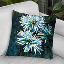 Chrysanthemums Watercolor Throw Pillow By Z Art Gallery