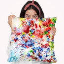 Flower Symphony Watercolor Throw Pillow By Z Art Gallery