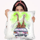 Just Married Watercolor Throw Pillow By Z Art Gallery