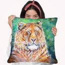 Liger Watercolor Throw Pillow By Z Art Gallery