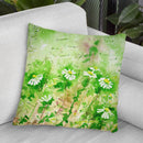 Sunny Daisies Watercolor Throw Pillow By Z Art Gallery