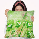 Sunny Daisies Watercolor Throw Pillow By Z Art Gallery