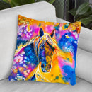 Sunset Mustang Throw Pillow By Z Art Gallery