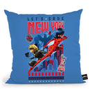 Let'S Save New York Throw Pillow By Miraculous