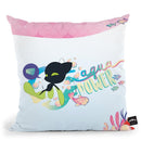 Aqua Power Plagg Throw Pillow By Miraculous