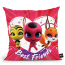 Best Friends Tikki Trixx Pollen Throw Pillow By Miraculous