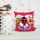Best Friends Tikki Trixx Pollen Throw Pillow By Miraculous