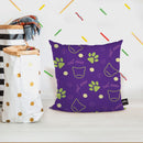 Cat Noir Pattern Throw Pillow By Miraculous