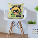 Cat Noir Thinking About You Throw Pillow By Miraculous