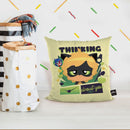 Cat Noir Thinking About You Throw Pillow By Miraculous