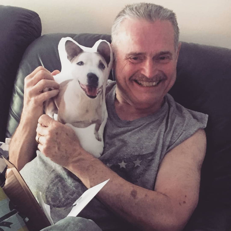 Father's Day Custom Shaped Pillow