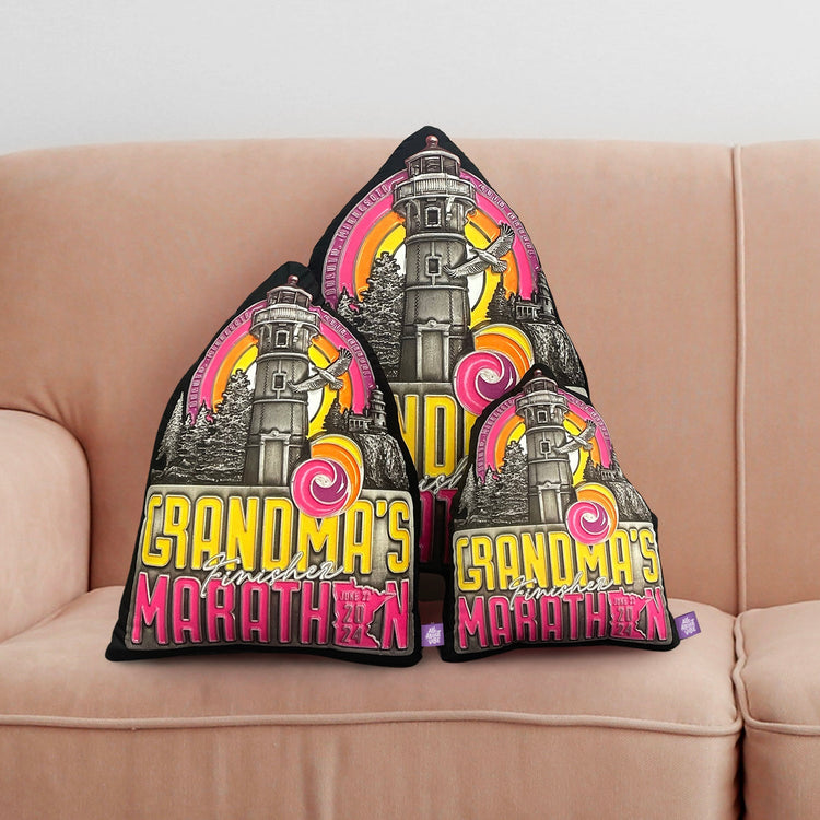 Race Medal Custom Shaped Pillow