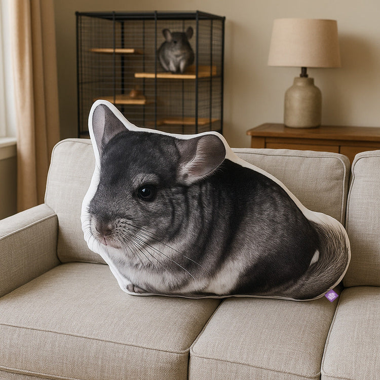 Chinchilla Custom Shaped Pillow