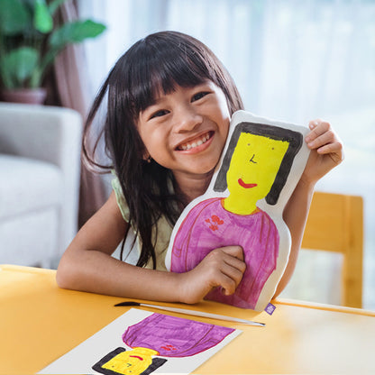 Custom Kids Drawing Pillow
