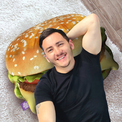 Burger Shaped Pillow