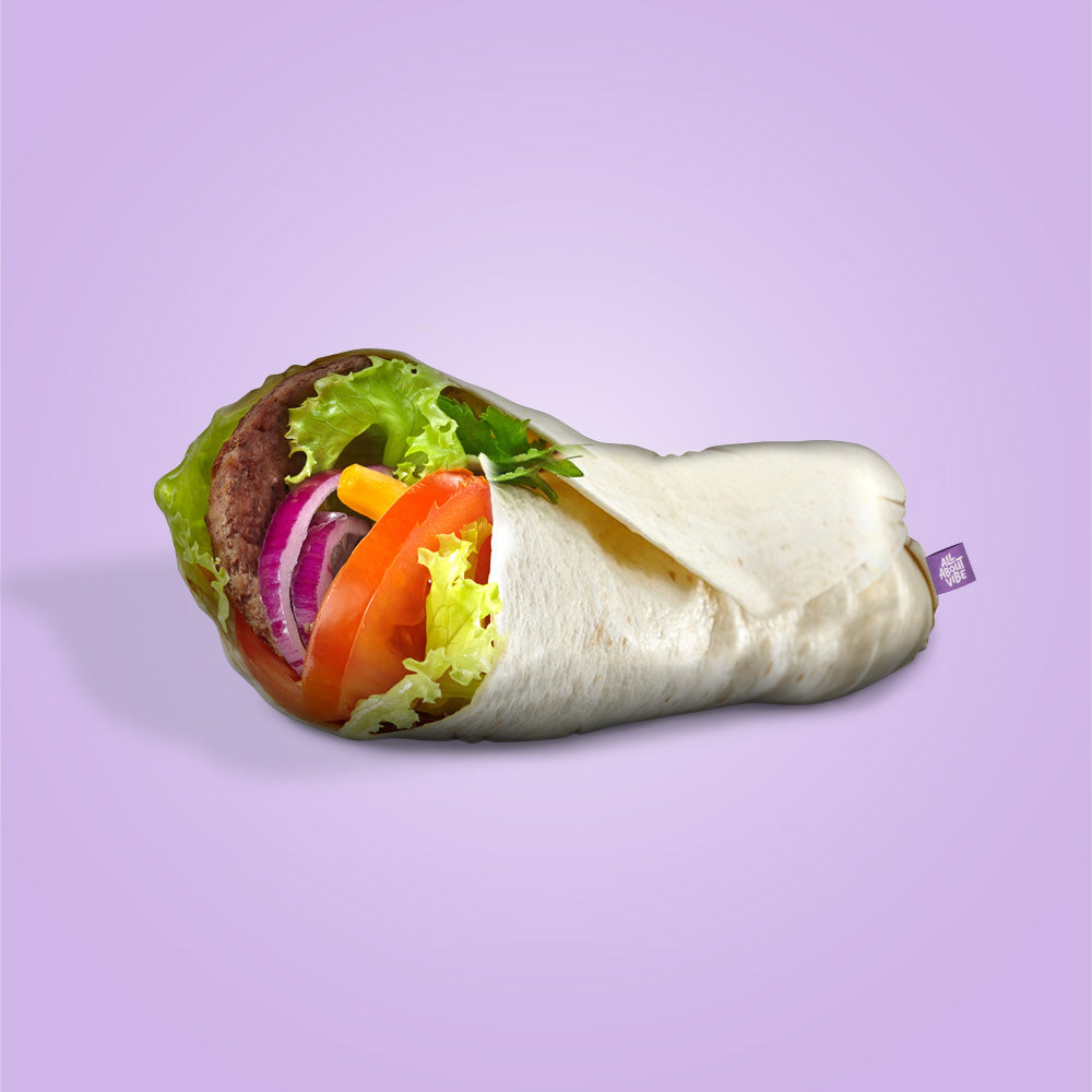 Pita Sandwich Throw Pillow By All About Vibe