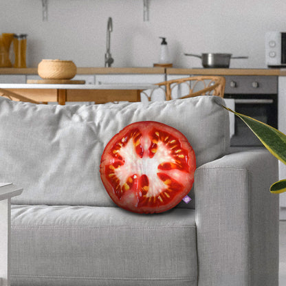 Tomato Throw Pillow By All About Vibe
