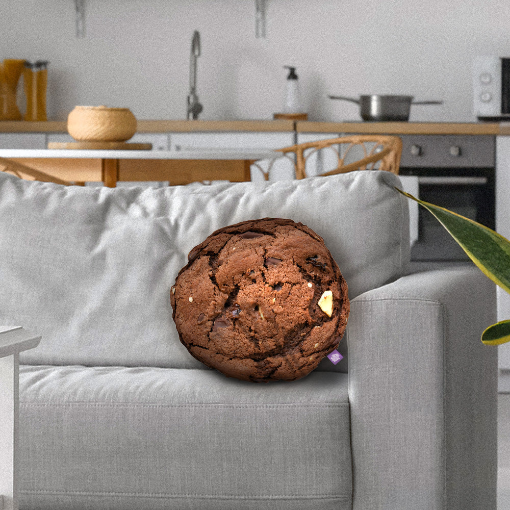 Chocolate Cookie Throw Pillow By All About Vibe