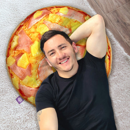 Ham Pizza Throw Pillow By All About Vibe