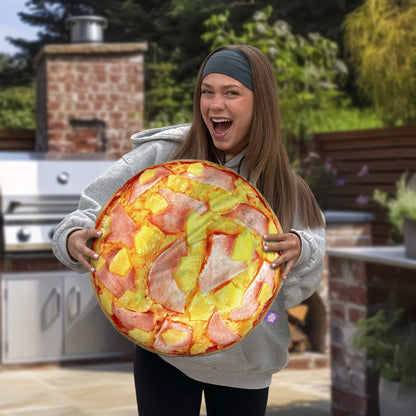 Ham Pizza Throw Pillow By All About Vibe