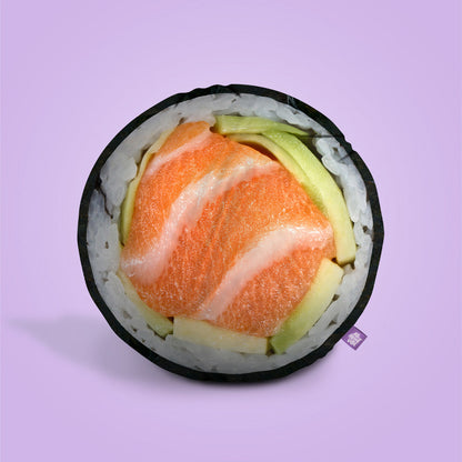 Salmon Sushi Throw Pillow By All About Vibe
