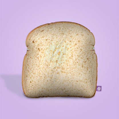 White Bread Throw Pillow By All About Vibe
