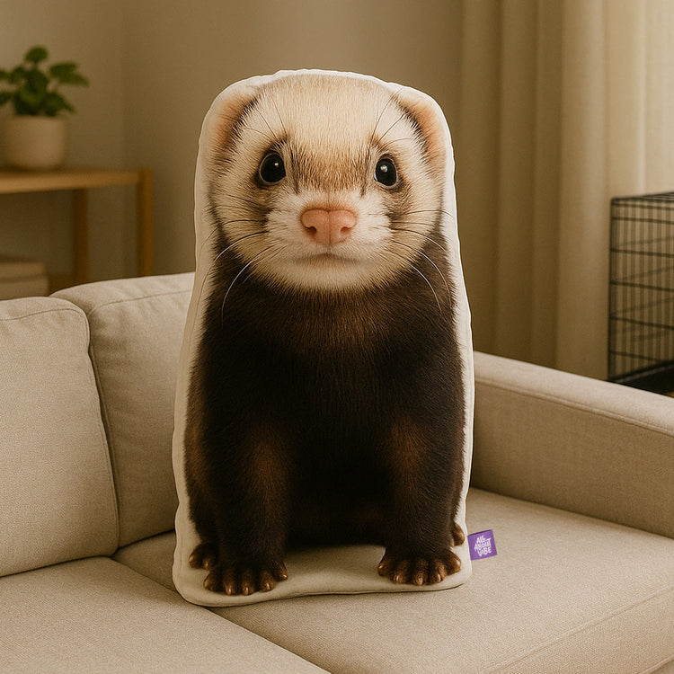 Ferret Custom Shaped Pillow