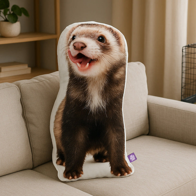 Ferret Custom Shaped Pillow