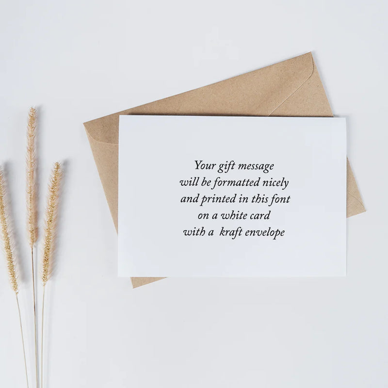 Custom Gift Note