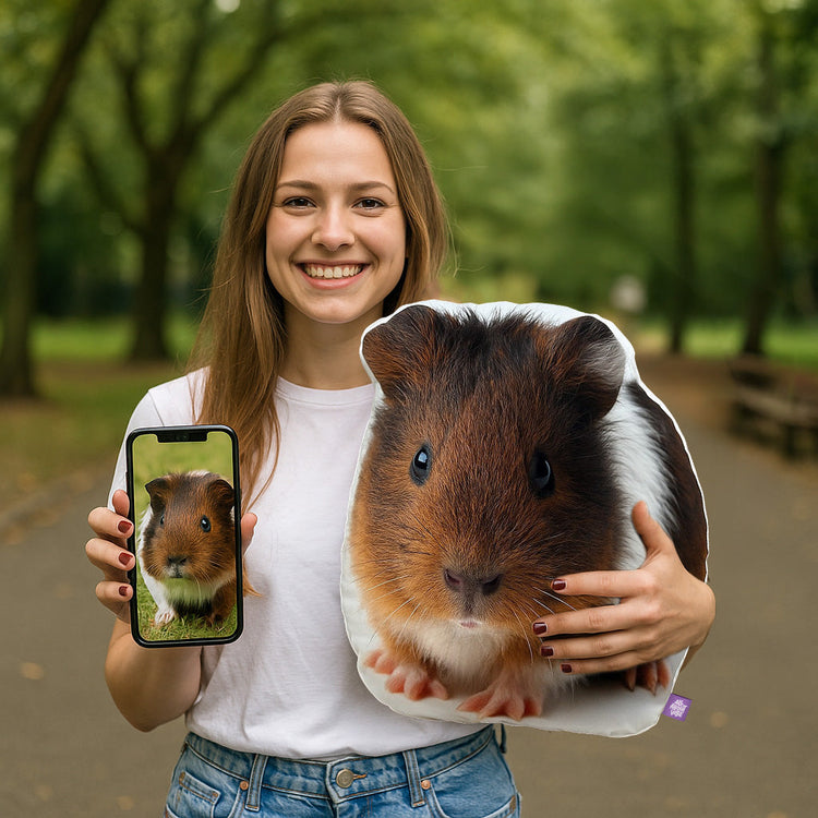 Guinea Pig Custom Shaped Pillow