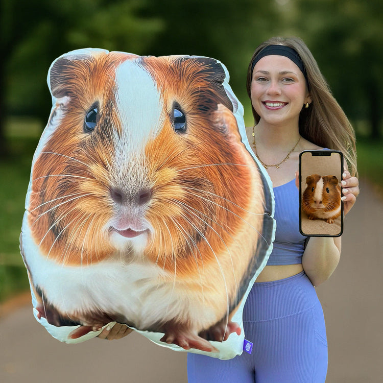 Guinea Pig Custom Shaped Pillow